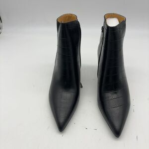 Tiffany & Fred Paris Embossed Leather Bootie